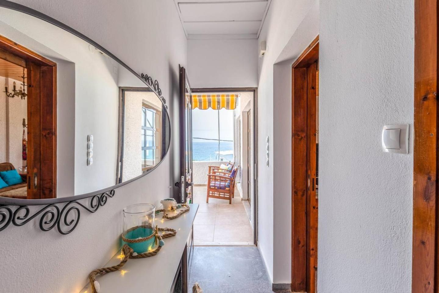 Апартаменты Agia Pelagia Blue Apt With Seaview 50M From Sea Экстерьер фото